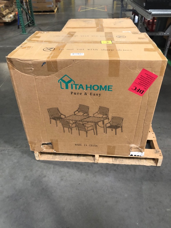 Photo 4 of ***(TRUCK OR TRAILER PICK UP ONLY) *** (NON REFUNDABLE/ AS IS) 
PALLET OF MISC PARTIAL/ INCOMPLETE SET ITEMS  WHICH INCLUDE PARTIAL SETS OF TABLE CHAIR AND SUANA 