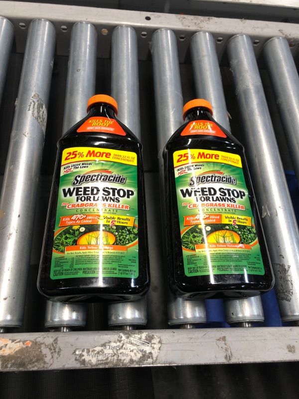 Photo 2 of **2-PACK BUNDLE**
Spectracide Weed Stop For Lawns Plus Crabgrass Killer Concentrate 40 OZ 1 Pack