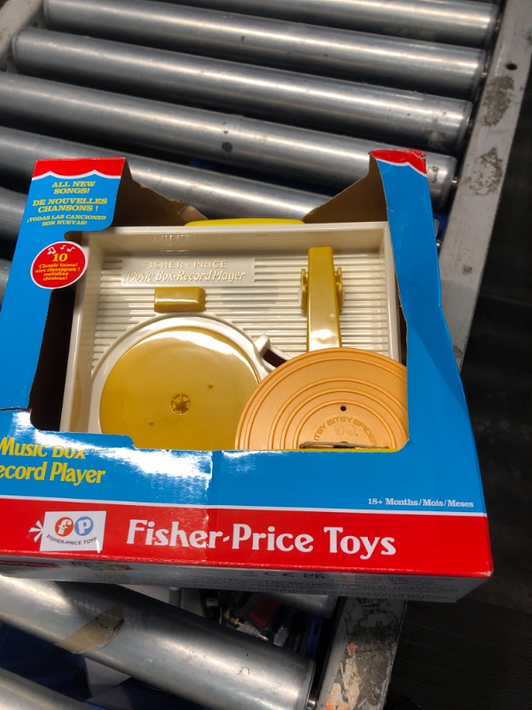 Photo 2 of **USED**Fisher Price Classics - Record Player - Retro, Tactile Interactive Retro Toy for Kids, Girls, Boys, Toddlers, Baby, Preeschooler, Unisex 18 Months +