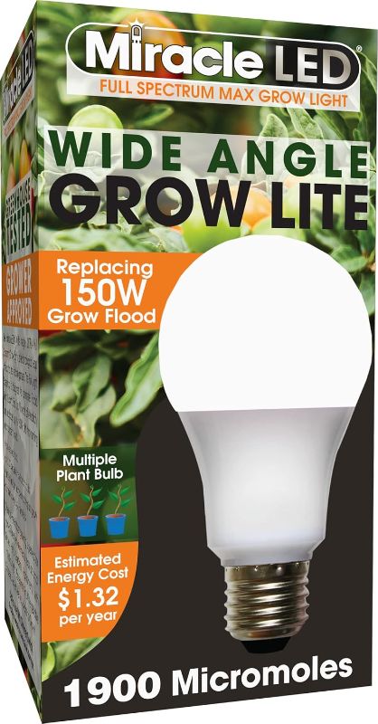 Photo 1 of ***SET OF TWO*** MiracleLED 604610 Full Spectrum Multi-Plant Grow Light, Single Pack, Full Spectrum Replace 100W