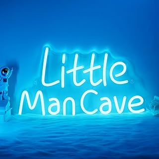 Photo 1 of ***STOCK PHOTO REFERENCE ONLY*** YuanDian Little Man Cave Neon Sign, Neon Lights for Bedroom Gamer Room Wall Decor, Gift Ideas for Teen Boys Nephew Son Grandson