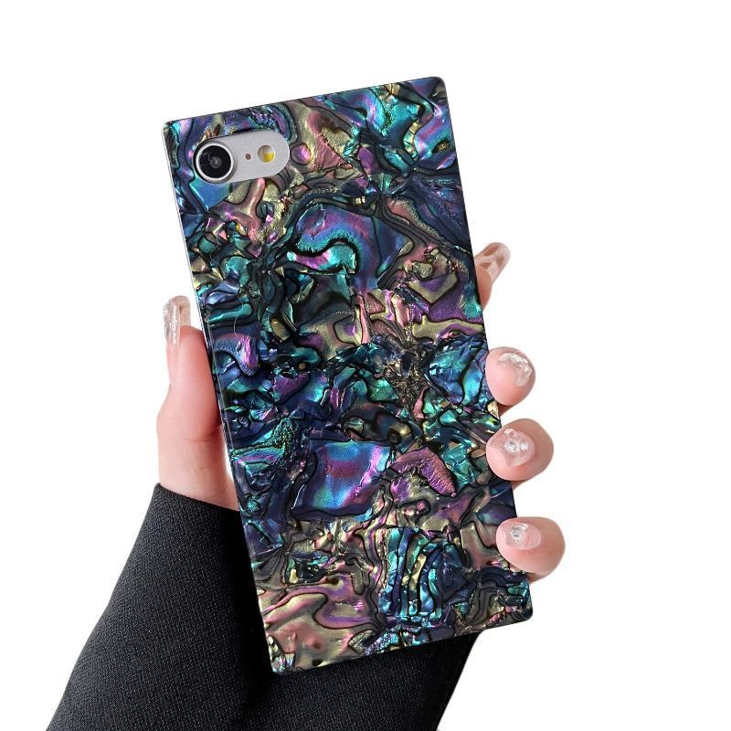 Photo 1 of ***SET OF TWO*** Cocomii Rectangle Case Compatible with iPhone 8 Plus/7 Plus - Luxury, Slim, Glossy, Opalescent Pearl, Iridescent Glitter, Easy to Hold, Anti-Scratch, Shockproof - Abalone