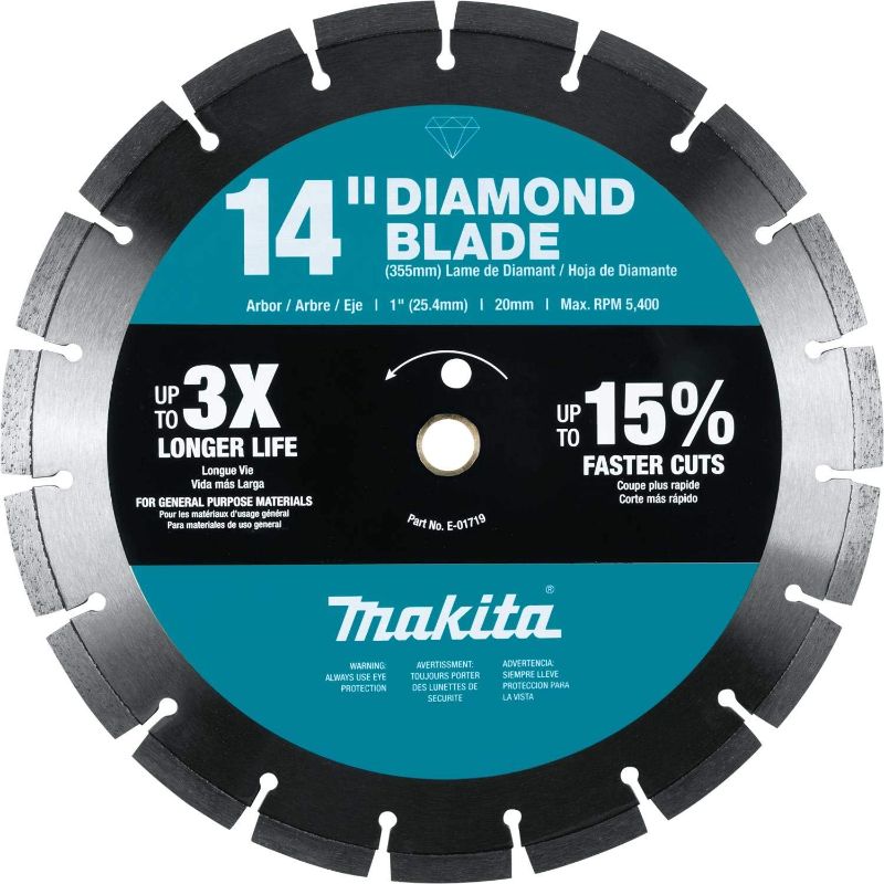 Photo 1 of (READ FULL POST) Makita 14 in. Diamond Blade, Segmented, General Purpose