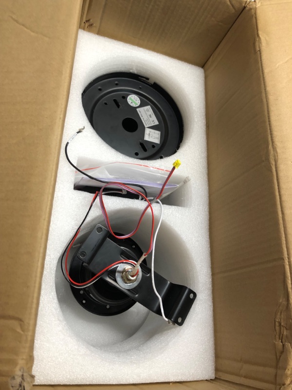 Photo 5 of ***USED - LIKELY MISSING PARTS - UNABLE TO VERIFY FUNCTIONALITY***
FIRHOT 42 in. Smart Indoor Black Ceiling Fan with LED Light and App Remote Control 3 Colors Adjustable and Reversible DC Motor