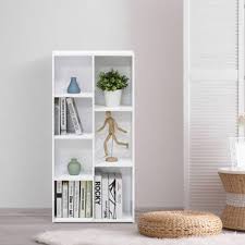 Photo 1 of ***USED - LIKELY MISSING PARTS - UNABLE TO VERIFY FUNCTIONALITY***
Furinno 41.7 in. White Faux Wood 7-shelf Standard Bookcase with Storage