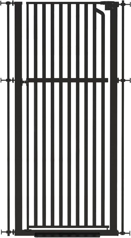 Photo 1 of ***STOCK PHOTO REFERENCE ONLY***
Senneny 63” Extra Tall Cat Gate Auto Close & One-Hand Open, Metal Pet Gate Fits Openings 29.5” to 33.4” Wide, White