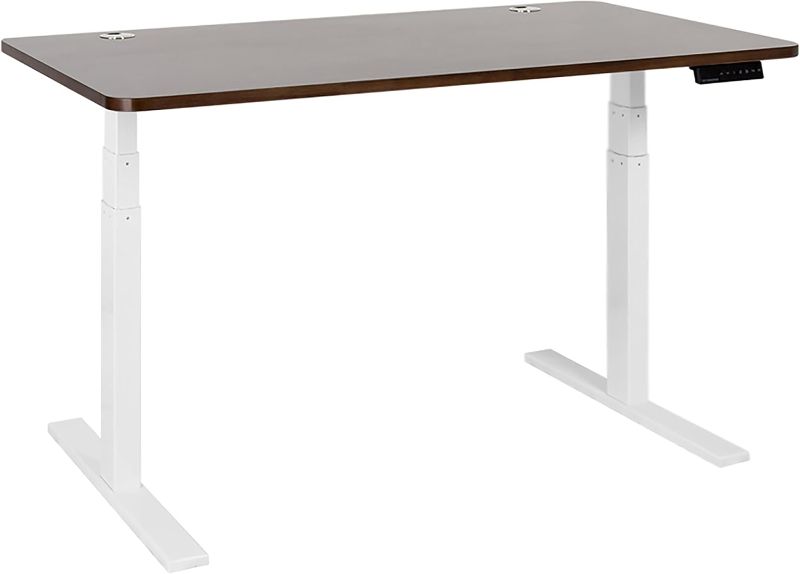 Photo 1 of ***STOCK PHOTO REFERENCE ONLY***
Autonomous A1-A10-2021 Dual Motor Electric Standing Desk, Glossy Table Top, 26"-52" Height, 40"-73" Length  White