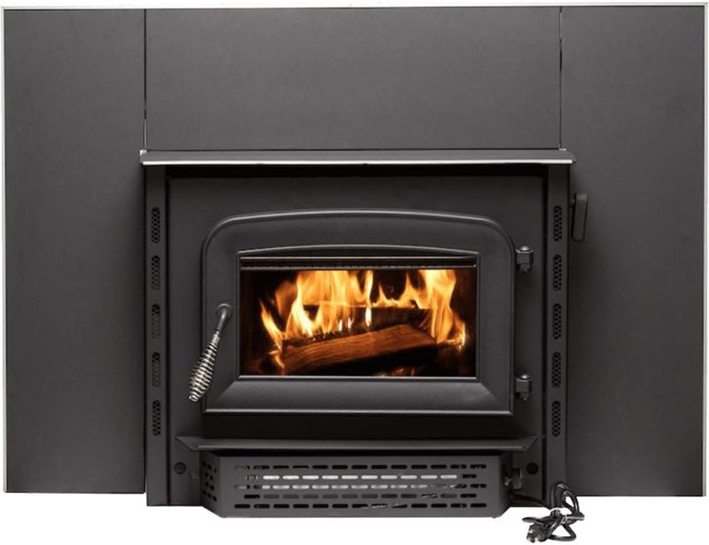 Photo 1 of ***POWER CORD DOES NOT POWER ON FAN***Ashley Hearth AW1820E 1,200 Sq. Ft. Wood Stove Insert , Black
