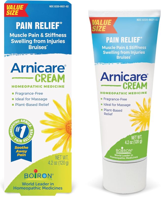 Photo 1 of ***NON REFUNDABLE***Boiron Arnicare Cream for Soothing Relief for Joint Pain, Muscle Pain, Muscle Soreness, and Swelling from Bruises or Injury - Fast Absorbing and Fragrance-Free - 4.2 oz
