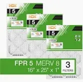 Photo 1 of ***BUNDLE PACK 4 PACKS***16 in. x 25 in. x 1 in. Standard Pleated Furnace Air Filter FPR 5, MERV 8 (3-Pack EACH)
