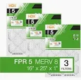 Photo 1 of ***BUNDLE PACK OF 4***16 in. x 25 in. x 1 in. Standard Pleated Furnace Air Filter FPR 5, MERV 8 (3-Pack EACH)
