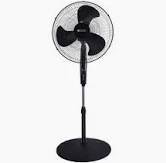 Photo 1 of **MISSING POLE**
Utilitech 18-in 120-Volt 3-Speed Indoor Black Oscillating Pedestal Fan with Remote
