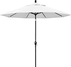 Photo 1 of ***STOCK PHOTO REFERENCE ONLY***
allen + roth 9-ft Aluminum Tan Striped Auto-tilt Market Patio Umbrella with Lights