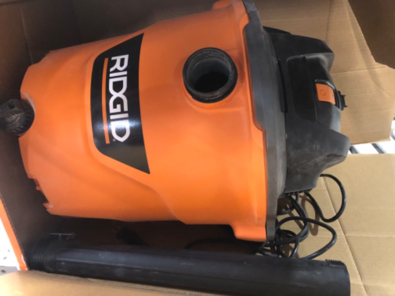 Photo 2 of **PARTS ONLY NON REFUNDABLE**READ NOTES**
12 Gallon 5.0 Peak HP NXT Shop Vac Wet Dry Vacuum with General Debris Filter, Locking Hose and Accessory 