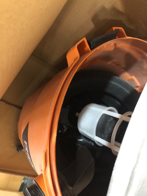 Photo 4 of **PARTS ONLY NON REFUNDABLE**READ NOTES**
12 Gallon 5.0 Peak HP NXT Shop Vac Wet Dry Vacuum with General Debris Filter, Locking Hose and Accessory 