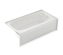 Photo 1 of ***STOCK PHOTO REFERENCE ONLY*** Bootz Industries Aloha 60 in. x 30 in. Soaking Bathtub with Left Drain in White