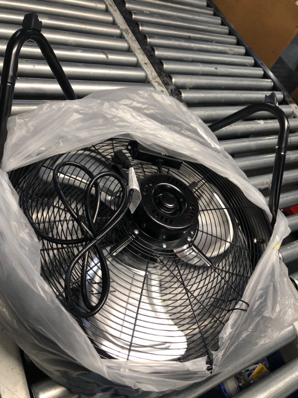 Photo 3 of ***STOCK PHOTO REFERENCE ONLY***
20-Inch High-Velocity Industrial Floor Fan with 3 Speeds, Metal Construction and Aluminum Blades