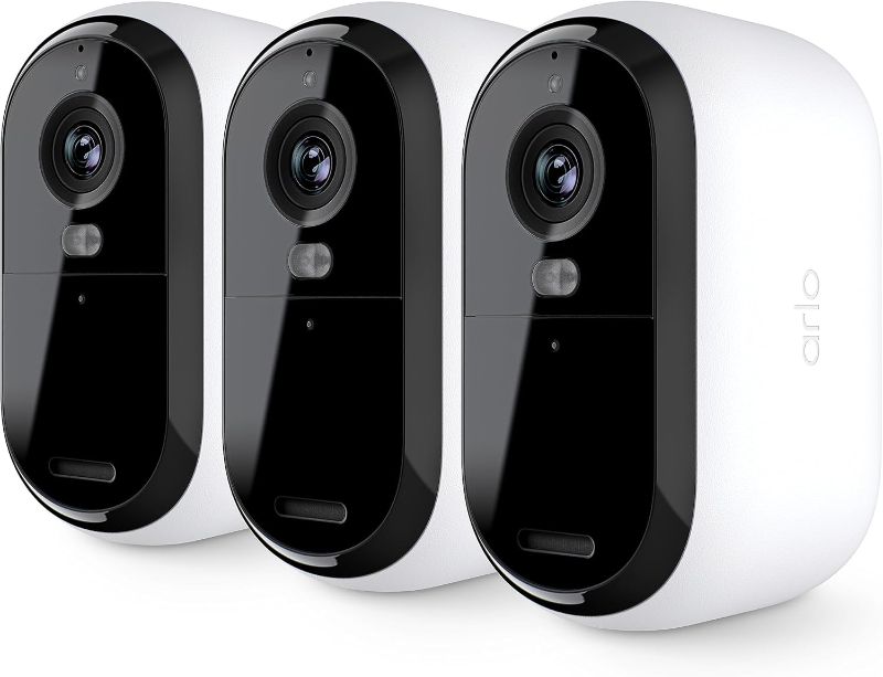 Photo 1 of (READ FULL POST) Arlo Essential Wireless Security Camera, 2nd Generation - Outdoor & Indoor Wireless Camera White, 3 Pack, VMC3350