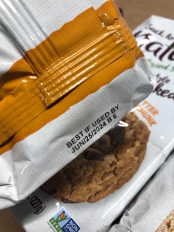 Photo 3 of ***(EXP:6/25/24 )NONREFUNDABLE***Back to Nature Peanut Butter Chocolate Chunk Cookies - Homestyle Soft Baked, Non-GMO, No Artificial Flavors, Delicious & Quality Snacks, 8 Ounce (Pack of 4)
