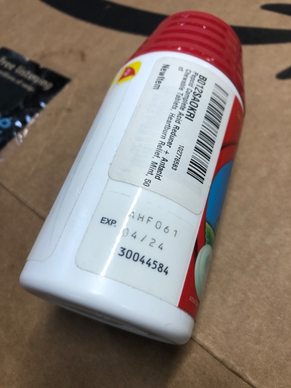 Photo 3 of ***(EXP:04/24 )NONREFUNDABLE***Pepcid Complete Acid Reducer + Antacid Chewable Tablets for Heartburn Relief