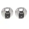 Photo 1 of ***MISSING KEY***Heavy Duty Outdoor Shrouded Padlock with Key, 2-3/4 in. Wide, 2 Pack
