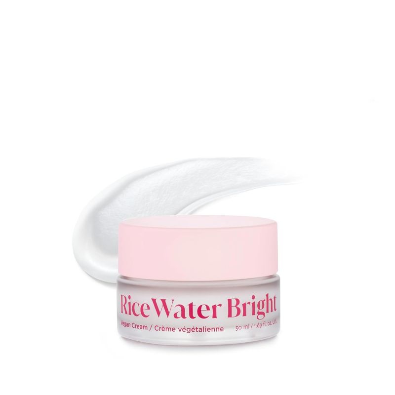 Photo 1 of ***NON REFUNDABLE***The Face Shop Rice Water Bright Vegan Cream - Instant Moisturization Quick-Absorbing Formula - Vegan, Brightening - Rice Water, Niacinamide, Hyaluronic Acid - Moisturizer Face Cream - Korean Skin Care
