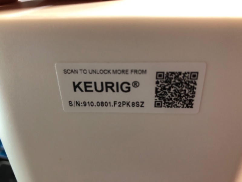 Photo 5 of ***USED - DIRTY - POWERS ON - UNABLE TO TEST FURTHER***
Keurig® K-Supreme Single Serve K-Cup Pod Coffee Maker, MultiStream Technology, White