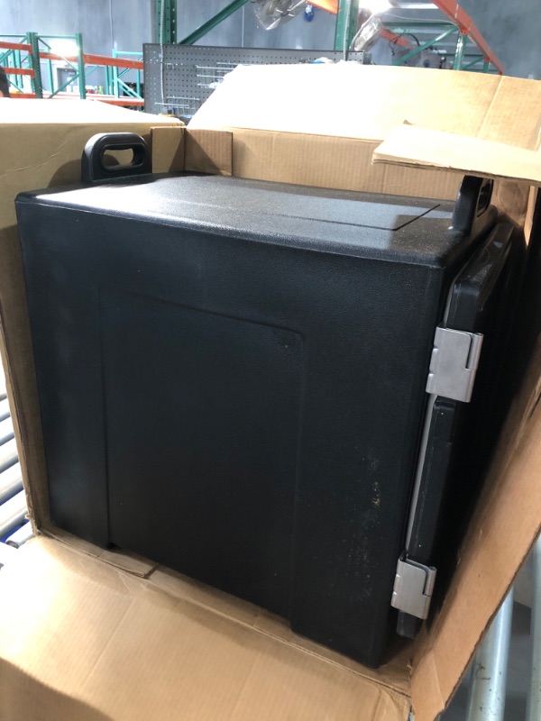 Photo 5 of (READ FULL POST) Carlisle FoodService Products Cateraide Insulated Front Loading Food Pan Carrier with Handles for Catering, Events, and Restaurants, Plastic, 5 Full Pans, Black 5 Pans Black