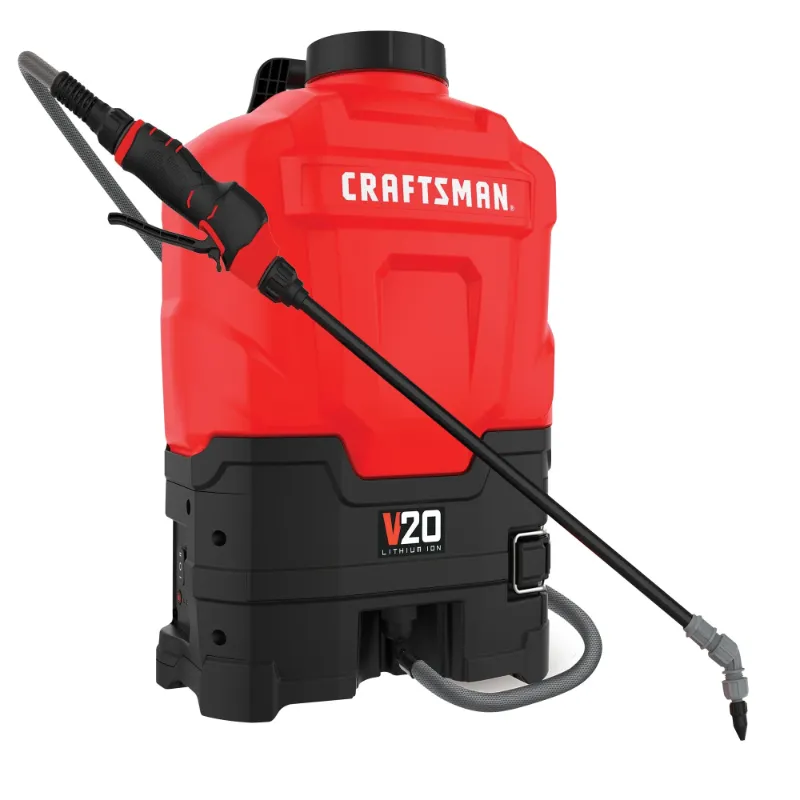 Photo 1 of **missing wand and battery** unable to test***CRAFTSMAN 4-Gallon 20-volt Battery Operated Plastic Backpack Sprayer
