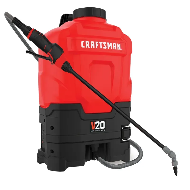 Photo 1 of **missing wand and missing battery**unable to test***CRAFTSMAN 4-Gallon 20-volt Battery Operated Plastic Backpack Sprayer
