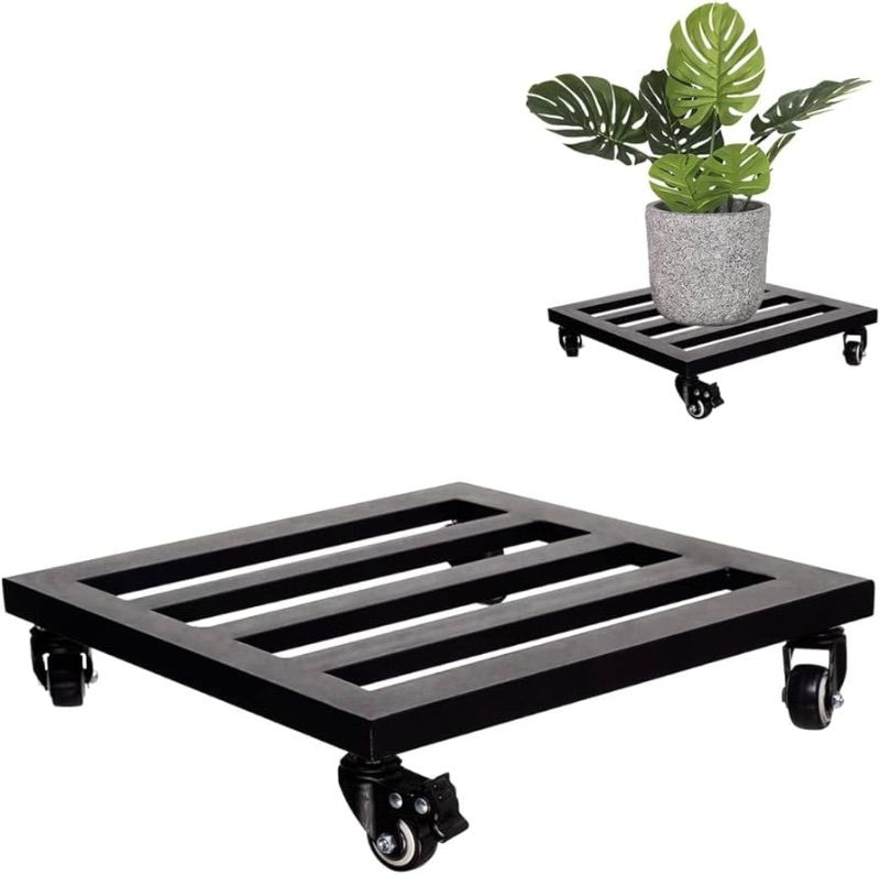 Photo 1 of [STOCK PHOTO FOR REFERENCE]
16Inch Plant Caddy WOOD Black