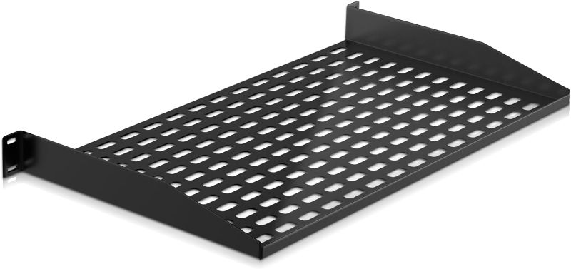 Photo 1 of ***USED - LIKELY MISSING PARTS - UNABLE TO VERIFY FUNCTIONALITY***
Pyle 19-Inch 1U Server, Vented Shelves for Good Air Circulation Cantilever Wall Rack, Universal Device, Cabinet Shelf, Computer Case Mounting Tray, Black (PLRSTN14U)