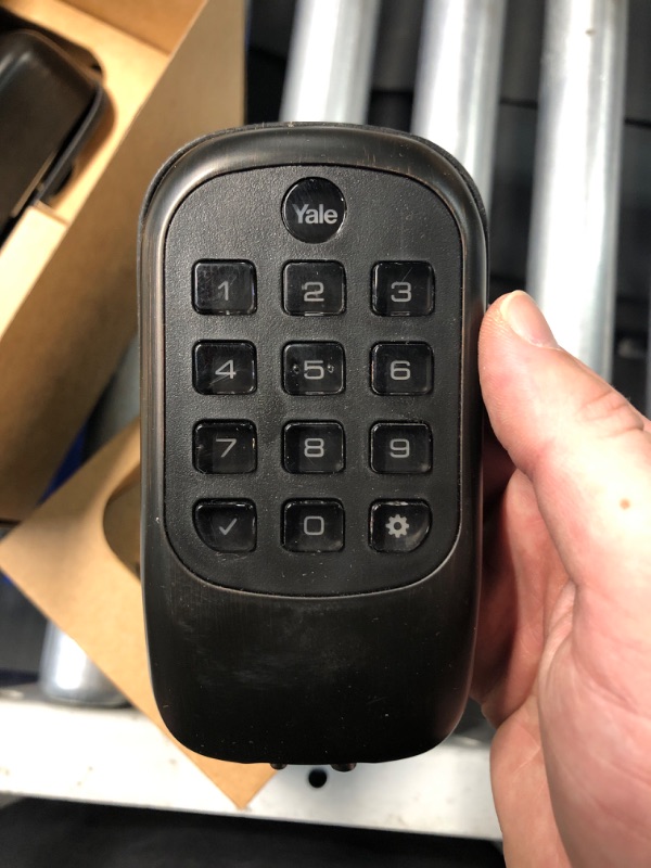 Photo 2 of (READ FULL POST) Yale Assure Lock 2 Deadbolt with Wi-Fi Connected Physical Keypad, Bronze Smart Entry Door Lock with Back-Up Key, YRD410-WF1-0BP
