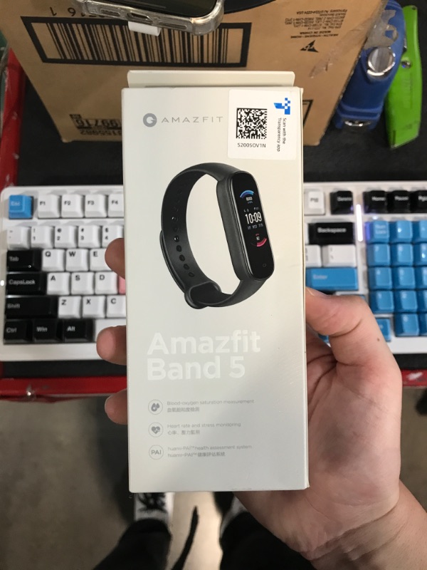 Photo 2 of Amazfit Band 5 Activity Fitness Tracker with Alexa Built-in, 15-Day Battery Life 