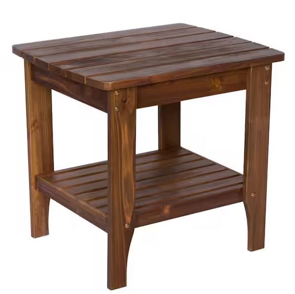 Photo 1 of 
Shine Company
24 in. Long Oak Rectangular Wood Outdoor Side Table