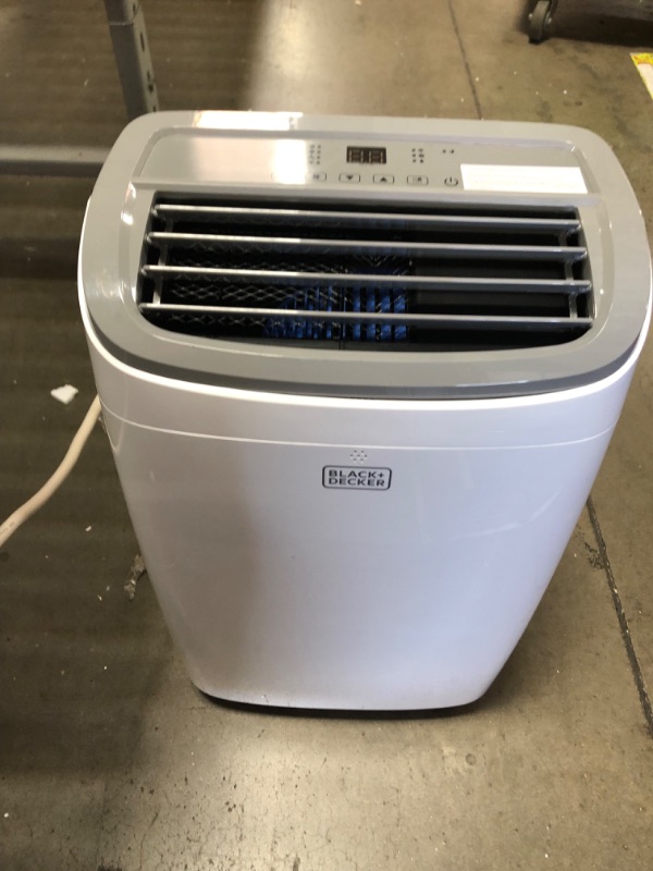 Photo 2 of BLACK+DECKER 8,000 BTU Portable Air Conditioner up to 350 Sq.Ft.with Remote Control, White
