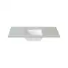 Photo 1 of 
J COLLECTION
43 in. W x 22 in. D Cultured Marble Rectangular Undermount Single Basin Vanity Top in Silver Stream