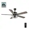 Photo 1 of 
Home Decorators Collection
Aberwell 56 in. LED Matte Black Indoor/Outdoor Ceiling Fan with Light Kit and Remote Control