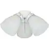 Photo 1 of 
Hampton Bay
3-Light White Ceiling Fan Shades LED Light Kit