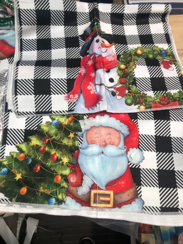 Photo 1 of  Christmas kitchen towels 4 pcs 