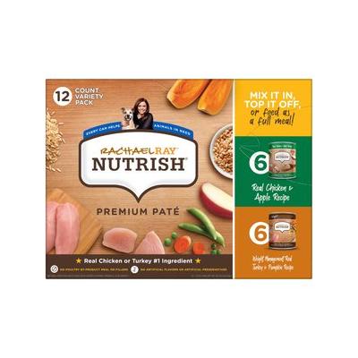 Photo 1 of 12/4/24**Rachael Ray Nutrish Premium Pate Poultry Variety Pack Wet Dog Food, 13-oz Can, Case of 12
