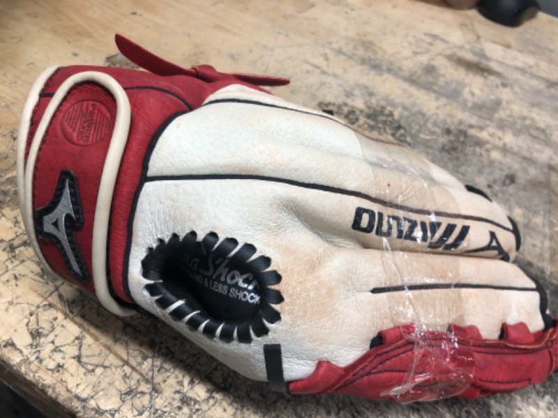 Photo 2 of **APPEARS USED**
Mizuno 12” Glove Mitt LHT Left Thrower Ballpark Tartan Web Made in Thailand
