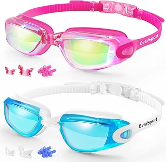 Photo 1 of  Swim Goggles Pack of 2 Swimming Goggles Anti Fog for Adult Men Women Youth Kids (SIMILAR)