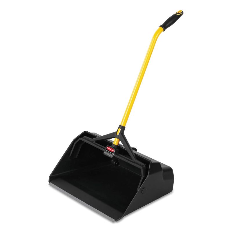 Photo 1 of **MISSING THE HANDLE**  Rubbermaid Commercial Maximizer Heavy Duty Stand Up Debris/Dust Pan, Black (2018781), 11" x 20.4" x 29"