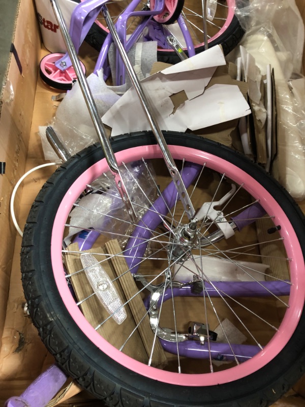 Photo 2 of 
JOYSTAR 20 Inch Girls Bike with Training Wheels, Banana Seat Bike for Girls Ages 7-12 Years Old, Kids' Girls Bicycle with Front Handbrake and Coaster...
Color:Purple
Size:20 Inch with Training Wheels