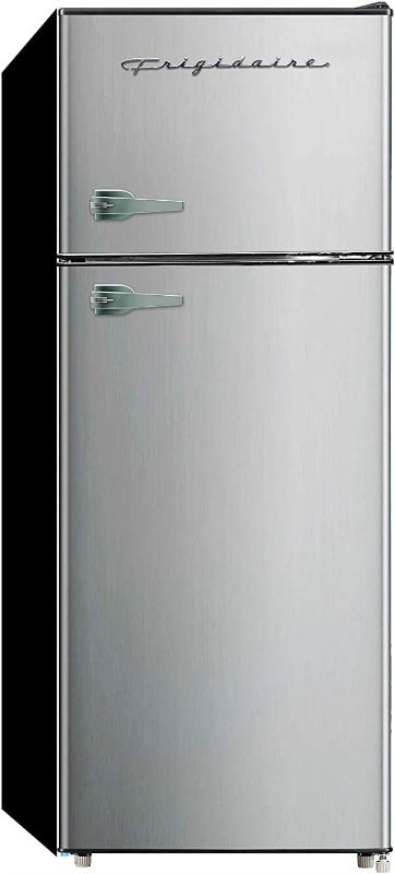 Photo 1 of 
Frigidaire EFR751, 2 Door Apartment Size Refrigerator with Freezer, 7.2 cu ft, Platinum Series, Stainless Steel, 7.5
Style:Refrigerat