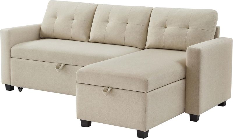 Photo 1 of * MISSING PARTS* JINTOP SECTIONAL SOFA BEIGE 81IN