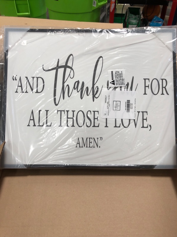 Photo 2 of 
Stupell Industries Thank You For Those I Love Religious Prayer Framed Wall Art, Design by Lettered and Lined
Color:Black Framed
Size:20 x 16