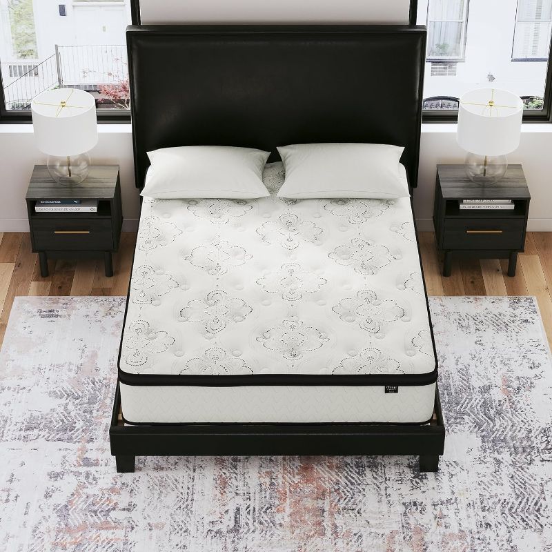 Photo 1 of 
Signature Design by Ashley California King Size Chime 12 Inch Medium Firm Hybrid Mattress with Cooling Gel Memory Foam
Size:California King
Style:12"