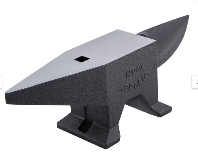 Photo 1 of 
VEVOR Cast Iron Anvil, 132 Lbs(60kg) Single Horn Anvil with Large Countertop and Stable Base, High Hardness Rugged Round Horn Anvil Blacksmith, for Bending, Shaping